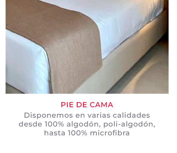Pie de cama
